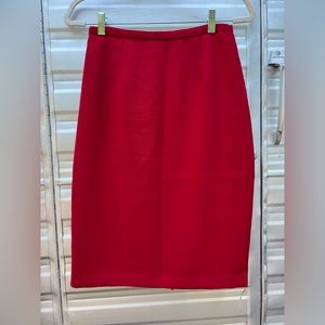 Vintage red pencil skirt